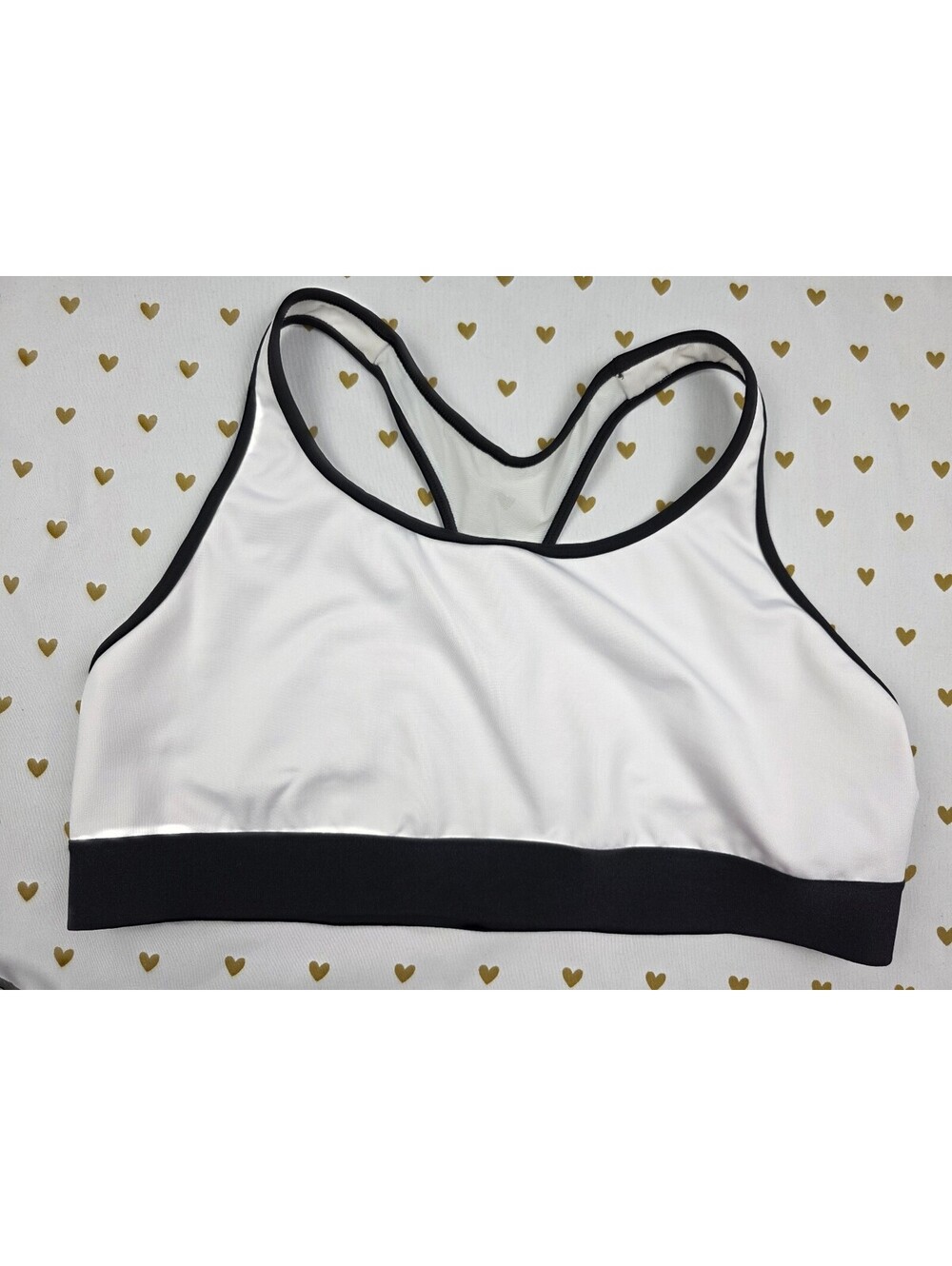 Victorias Secret White Sports Bra XL Bralette Bra Top Tank